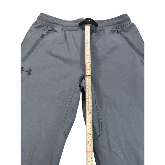 Under Armour Youth Loose Fit Joggers YLG Gray Polyester - Picture 10 of 12